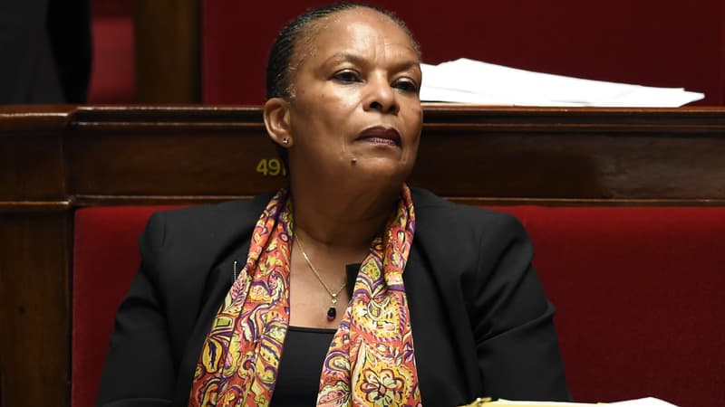 Christiane Taubira, le 7 octobre, à l'Assemblée nationale.