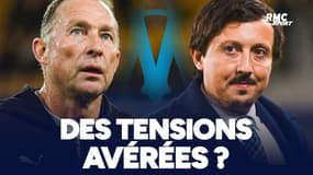 OM : "Content" du travail de Papin, Longoria reconnait "des tensions"