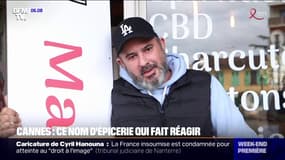 À Cannes, une épicerie baptisée "Ma femme est une cochonne", a dû retirer son enseigne