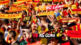 Les supporters de Lens face à l'Inter Milan le 23 juillet 2022