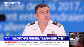 Évacuation des Français au Niger: "L'ambassade reste ouverte", affirme le colonel Pierre Gaudillière (porte-parole de l’État-major des armées) 