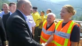 Gérard Collomb en visite à Palneca en Corse, le 5 août 2017