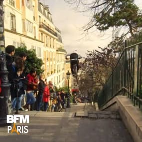 La folle descente en VTT de la Butte-Montmartre 