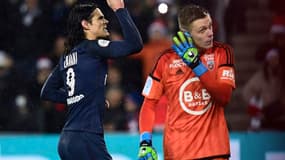Edinson Cavani et Paul Delecroix