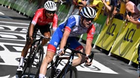 David Gaudu sur le Tour de France, le 19 juillet 2022