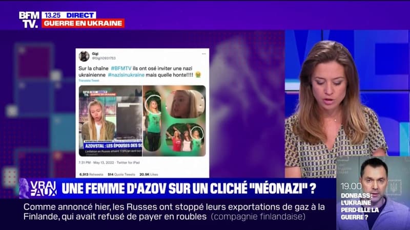 La femme du commandant d'Azov apparait-elle sur un cliché 