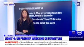Métro parisien: plusieurs week-ends de fermeture à prévoir sur la ligne 14