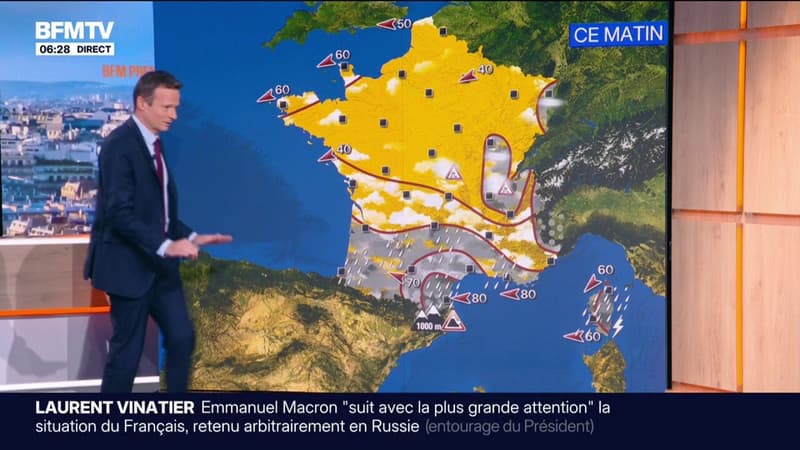 Météo: de la pluie dans le Sud-Ouest et un froid généralisé dans tout le pays
