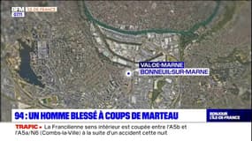 Val-de-Marne: un homme blessé à coups de marteau