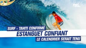 JO Paris 2024 - Surf: Tahiti confirmé, Estanguet "confiant pour que la tour soit livrée en mai"