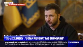 "La guerre en Ukraine n'est pas menée par l'Allemagne, la France, le Grande-Bretagne ou les États-Unis" selon Volodymyr Zelensky