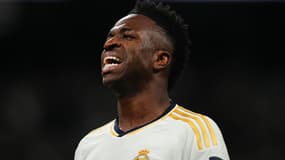 Vinicius Jr avec le Real Madrid face à Manchester City en Ligue des champions, le 9 avril 2024