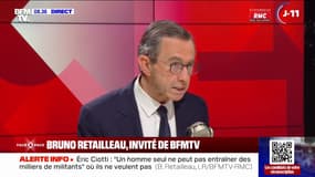 Bruno Retailleau: "On ne s'allie pas avec le Rassemblement National, on se soumet"