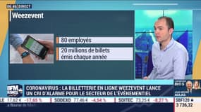 Pierre-Henri Deballon (Weezevent): La billeterie en ligne Weezevent lance un cri d'alarme pour le secteur de l'événementiel - 10/03