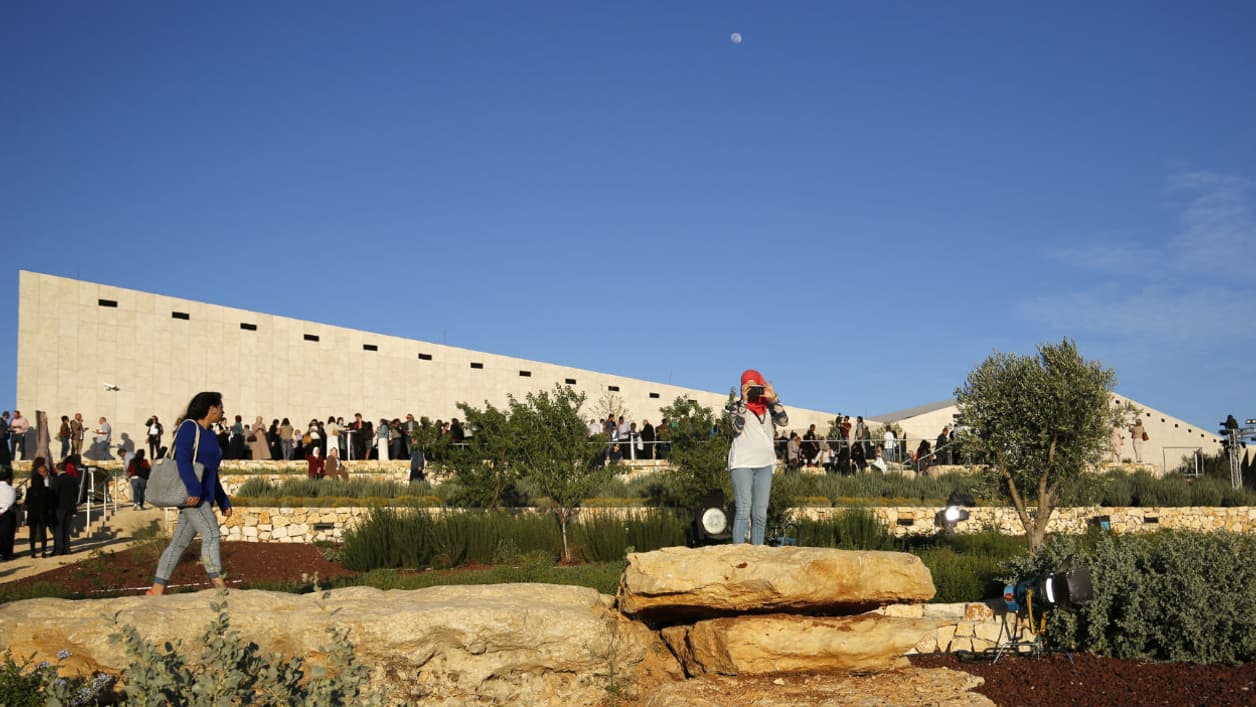 Photo du musée palestinien, prise à Bir Zeit le 18 mai 2016.