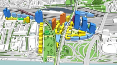 Six projets de tours doivent voir le jour au sein de la ZAC Bercy-Charenton.