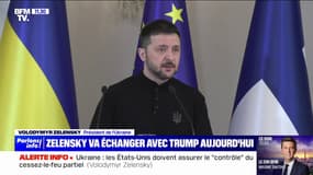 Guerre en Ukraine: "Je contacterai le président Trump" ce 19 mars, assure Volodymyr Zelensky