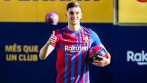 Ferran Torres avec le FC Barcelone, au Camp Nou le 3 janvier 2022