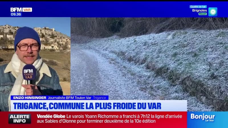 Trigance: -11,8°C ce lundi, dans la commune la plus froide du Var