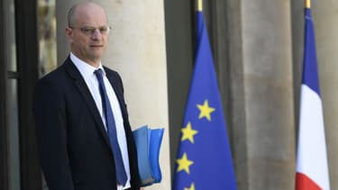 Le ministre de l'Education nationale Jean-Michel Blanquer, à l'Elysée.