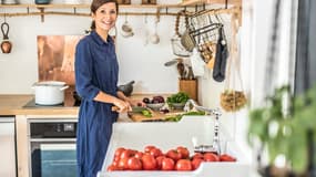 Marie Cochard, dans sa cuisine. 