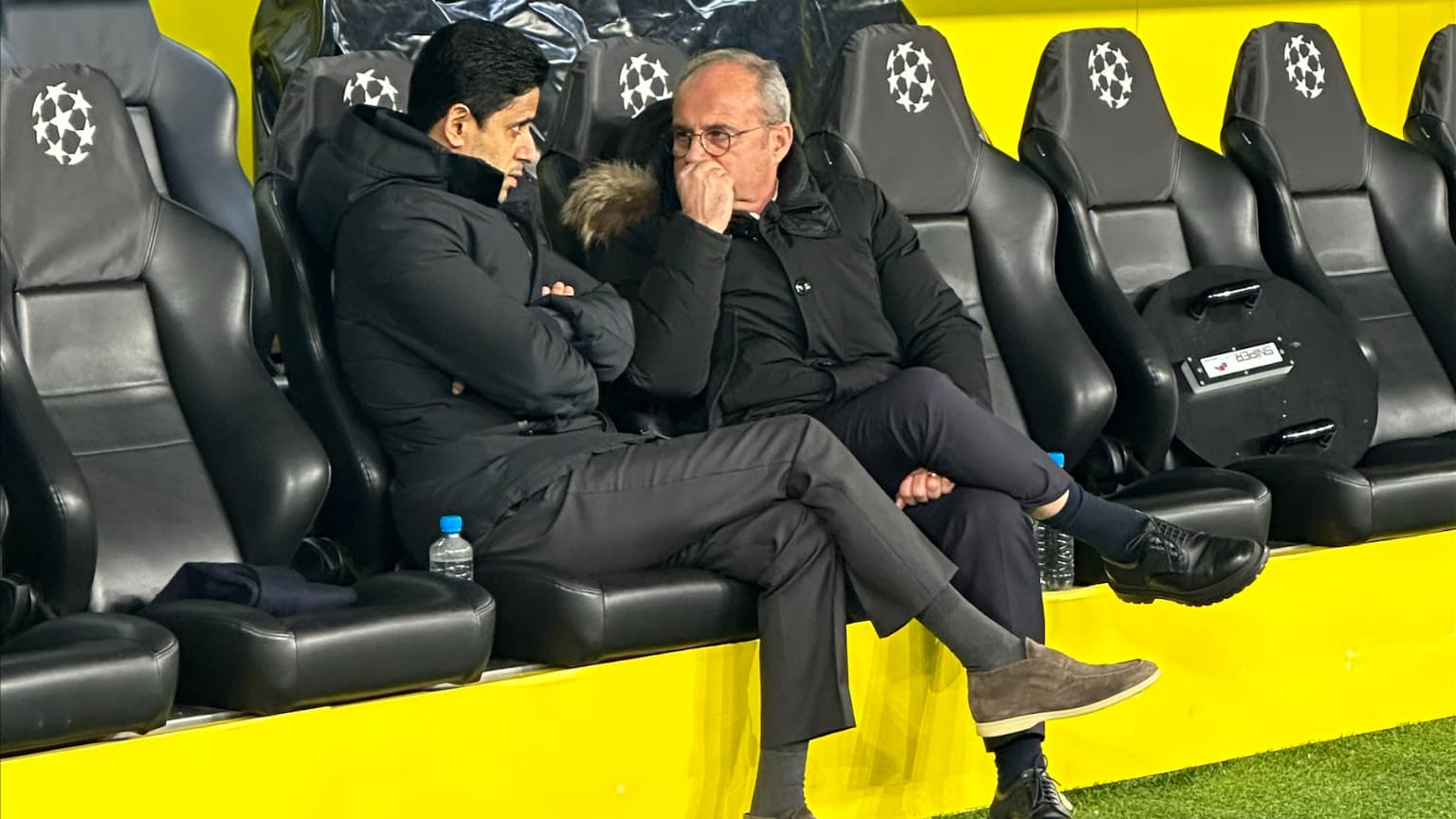 Nasser al-Khelaïfi et Luis Campos à la veille de Dortmund-PSG