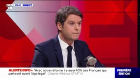 Gabriel Attal: "Il y aura des personnes qui ont commencé à travailler à 20 ans et qui partiront à la retraite à 64 ans"