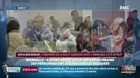 "Je n'ai plus rien, ma vie est détruite", témoigne Sofia dont l'immeuble a été démoli à Marseille