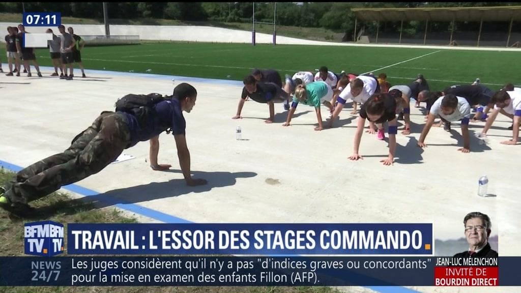 Travail: l'essor des stages commando – 05/07