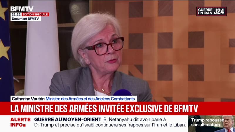 Tension dans le Golfe: "Lorsque vous avez un accord de partenariat, par définition, vous êtes engagés", explique Catherine Vautrin, ministre des Armées