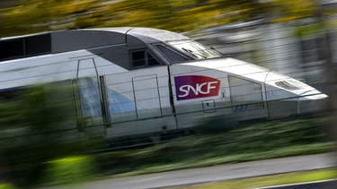 Un TGV à Nantes, en novembre 2017.