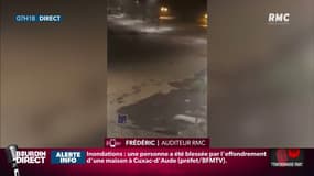Orages dans l'Aude: Frédéric, automobiliste, explique prendre des "murs d'eau"