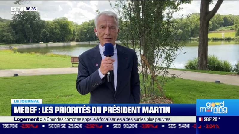 Medef: les priorités du président Martin