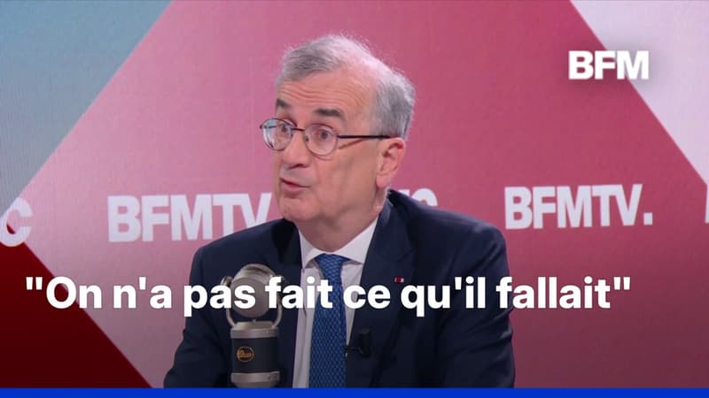Inflation: les prévisions de François Villeroy de Galhau, gouverneur de la Banque de France