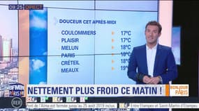 Météo Paris Île-de-France du 23 octobre: Plus de douceur cet après-midi