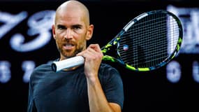 Adrian Mannarino à l'Open d'Australie, le 19 janvier 2024