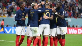 L'équipe de France face à l'Australie, au Qatar le 22 novembre 2022