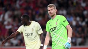 Le gardien Lukas Hradecky avec Monaco en Ligue 1, le 24 août 2025