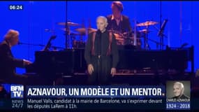 Charles Aznavour était un modèle et un mentor pour de nombreux artistes