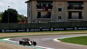 Max Verstappen lors des essais libres 3 du Grand Prix d'Emilie-Romagne, le 18 mai 2024
