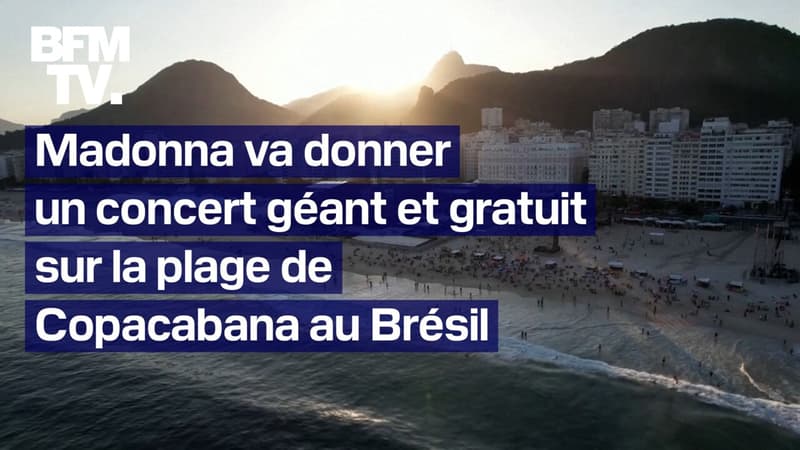 Madonna va donner le plus grand concert de sa carrière sur la plage de Copacabana ce samedi et les fans sont déjà au rendez-vous 
