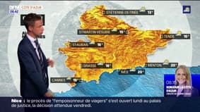 Météo Côte d'Azur: des averses orageuses ce mardi après-midi, 24°C à Nice