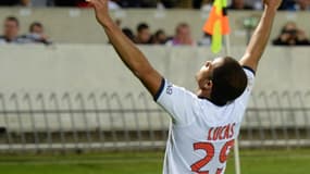 Lucas, auteur de son premier but avec le PSG