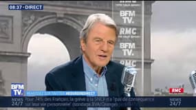 "Beaucoup de petits bisous" mais un Emmanuel Macron "très habile" avec Trump, estime Bernard Kouchner