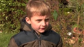 Abel, 7 ans, lors d'une interview après la tornade dans la Creuse le 10 mars 2023 
