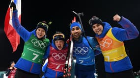 Le relais mixte français des JO 2018