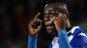 L'attaquant de Brescia Mario Balotelli lors du match contre la Juventus, le 24 septembre 2019 au stade Rigamonti