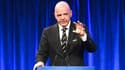 Gianni Infantino, président de la FIFA, à Londres le 23 septembre 2018