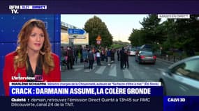 Marlène Schiappa sur le crack à Paris et le mur construit: "C'est une solution temporaire"