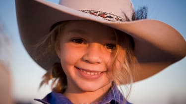 Amy Everett en 2010 dans une publicité pour la marque Akubra Hats.